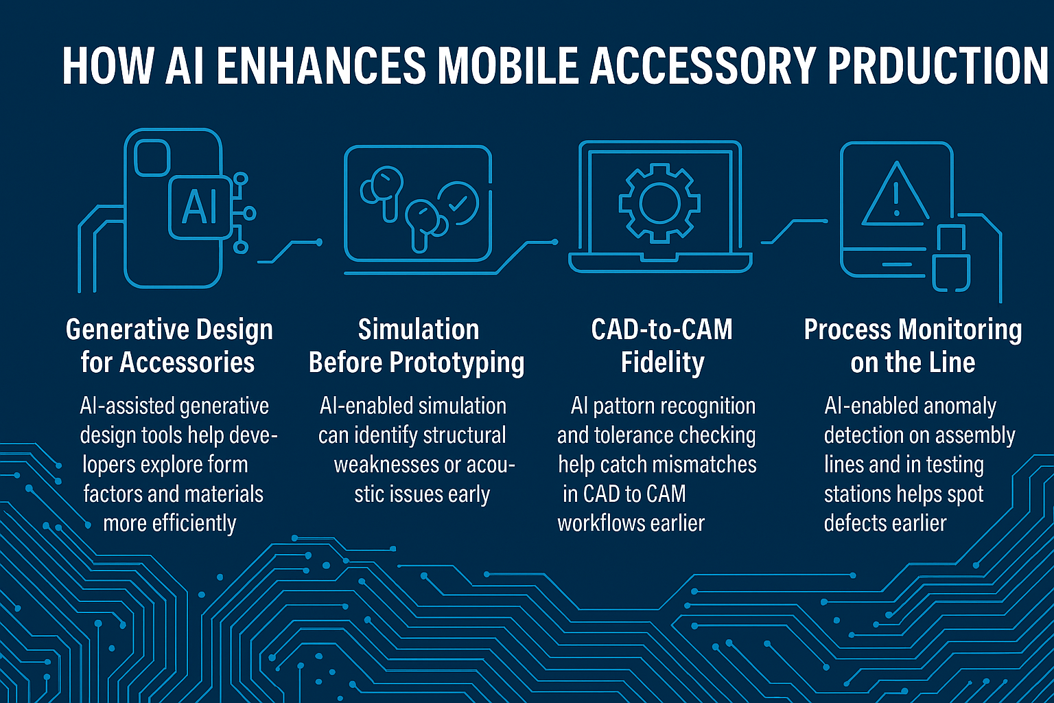 how ai enhances mobile accessory production