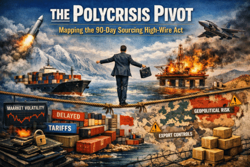 The Polycrisis Pivot: Mapping the 90-Day Sourcing High-Wire Act